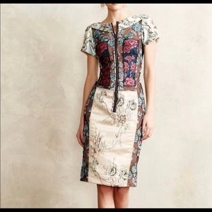 Anthropologie Multicolor Floral Dress